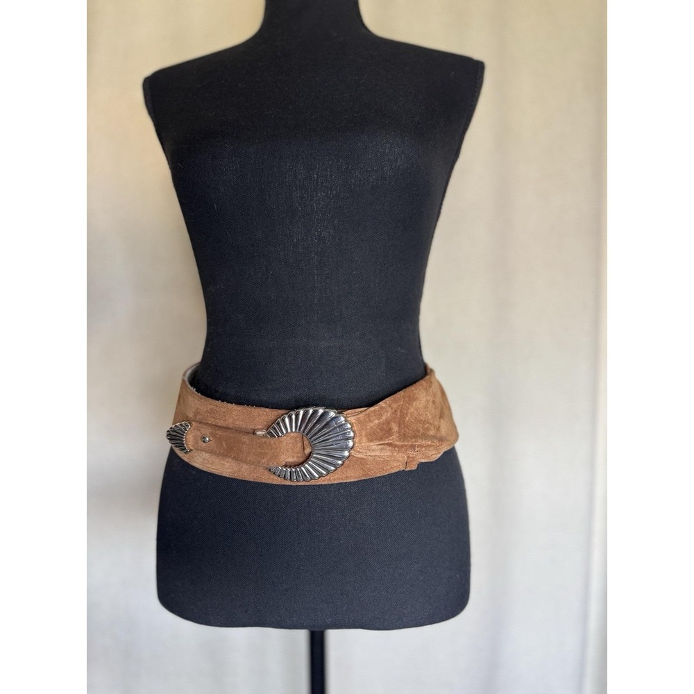 Vintage Ginnie Johansen Suede Western Belt Made in USA – Cinch Style S/M